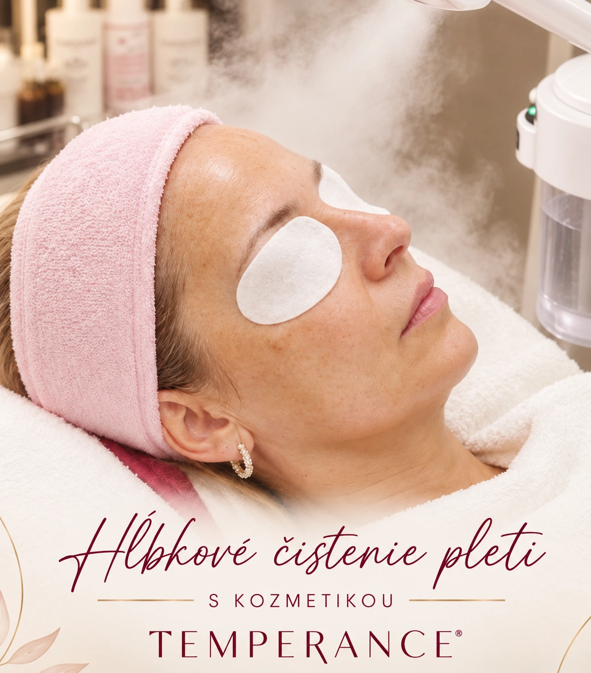 Hĺbkové čistenie pleti s kozmetikou Temperance